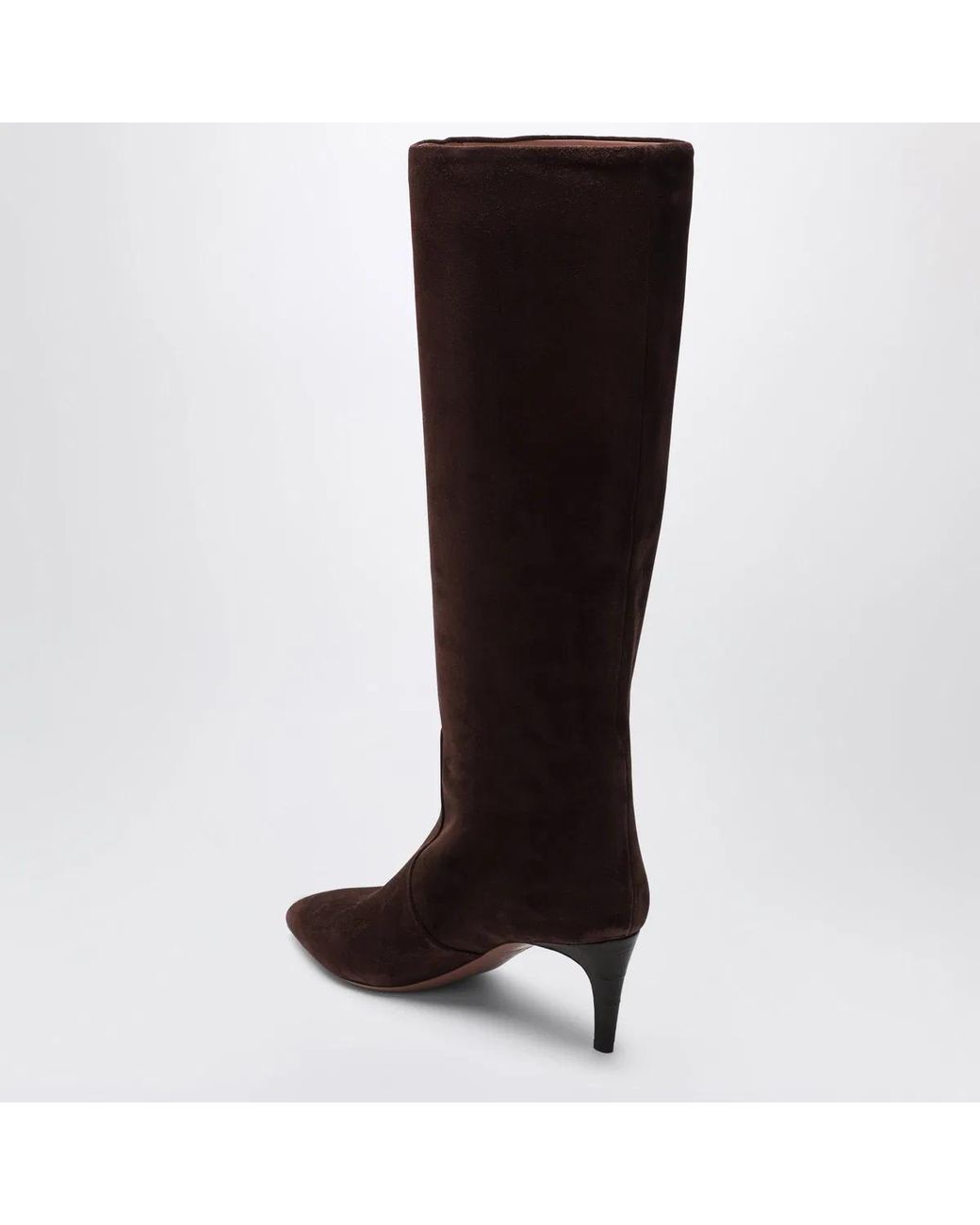 Paris Texas Black Chocolate Suede Pointedtoe Boots