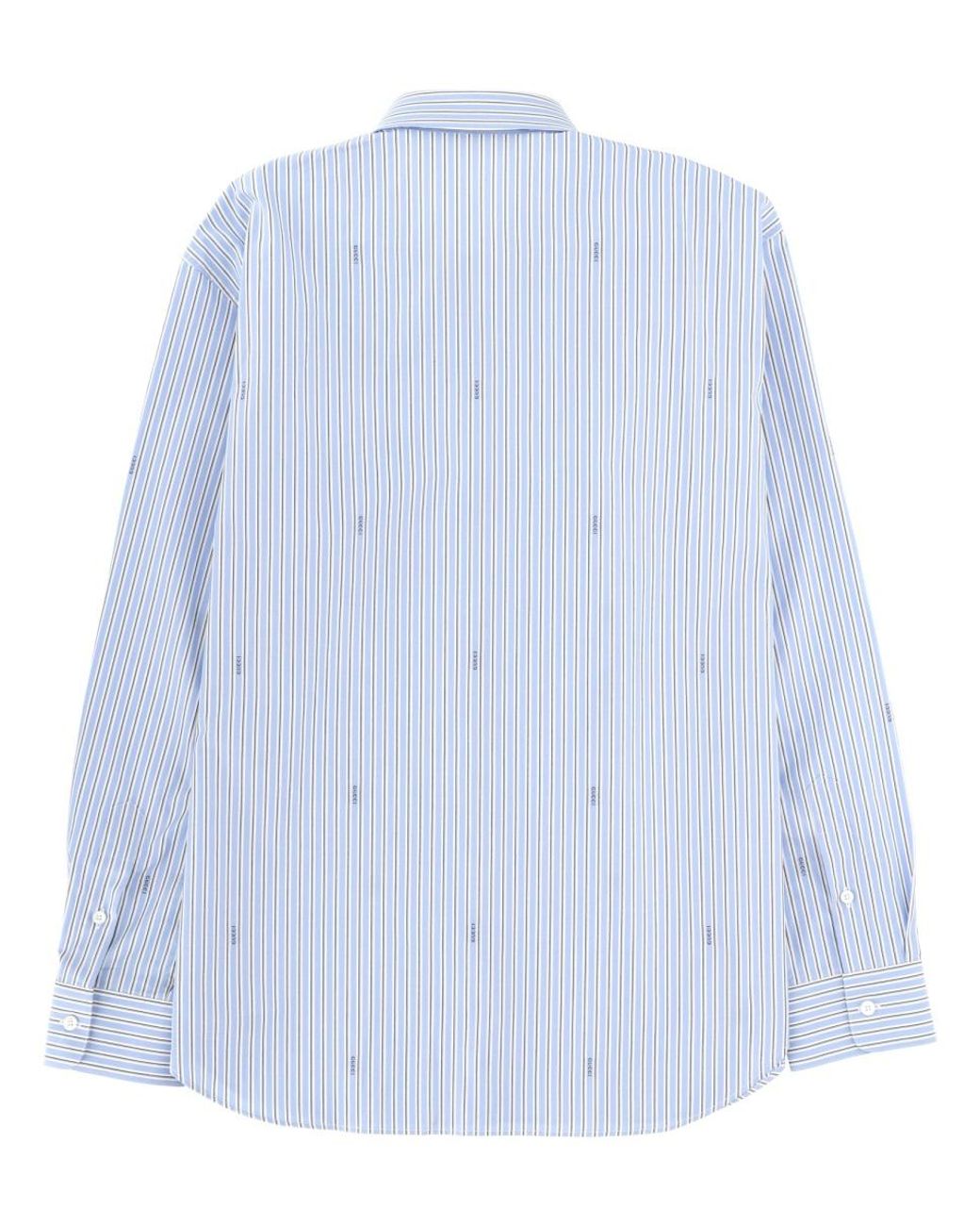 Gucci Blue Striped Shirt for men