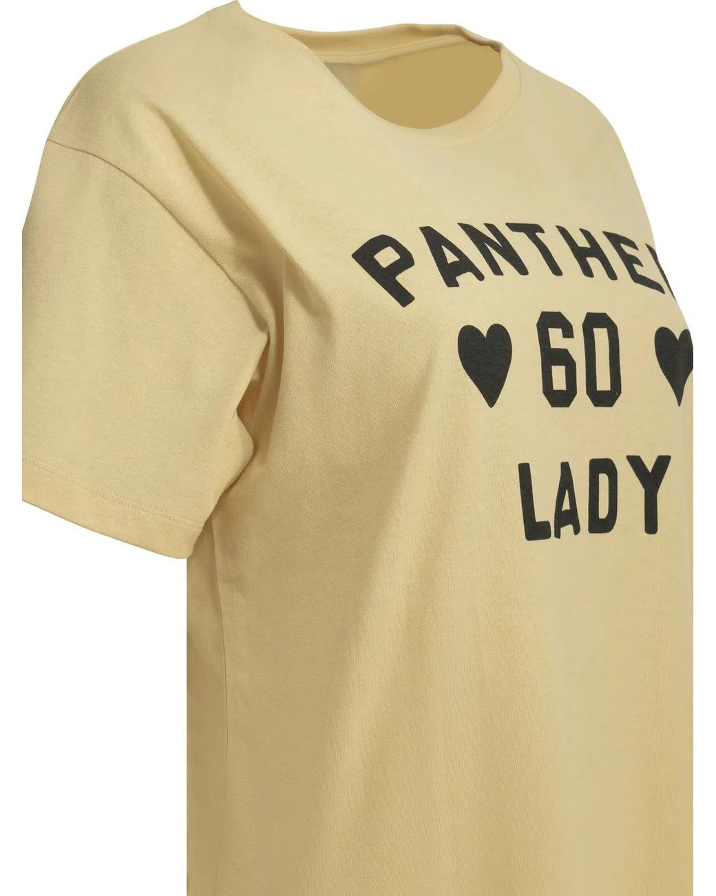 Valentino Metallic "Panther Lady" Crew-Neck T-Shirt