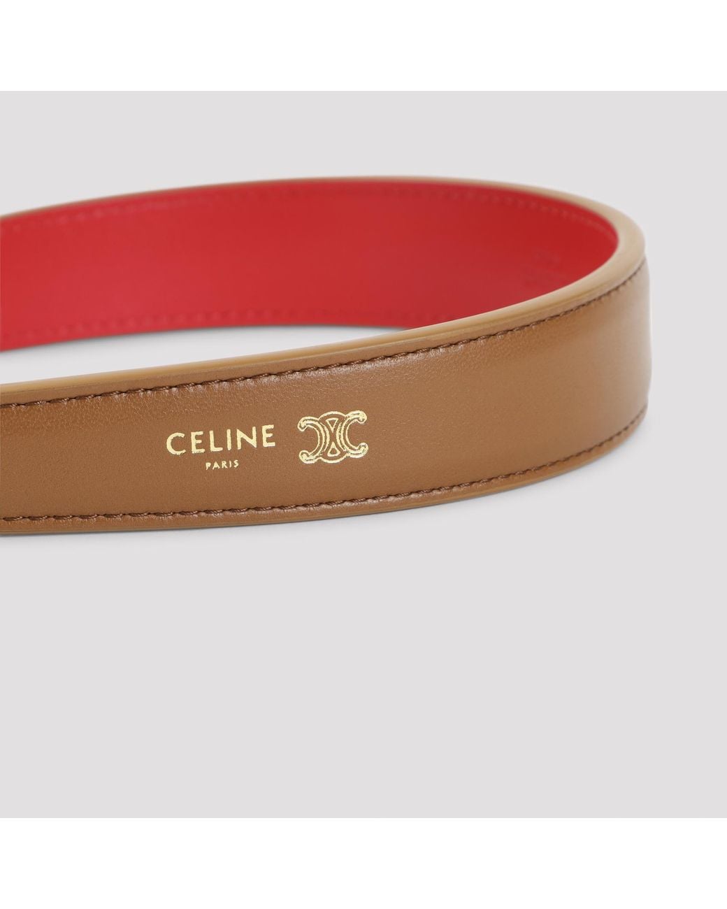 Céline Red Tan Bicolor Headband