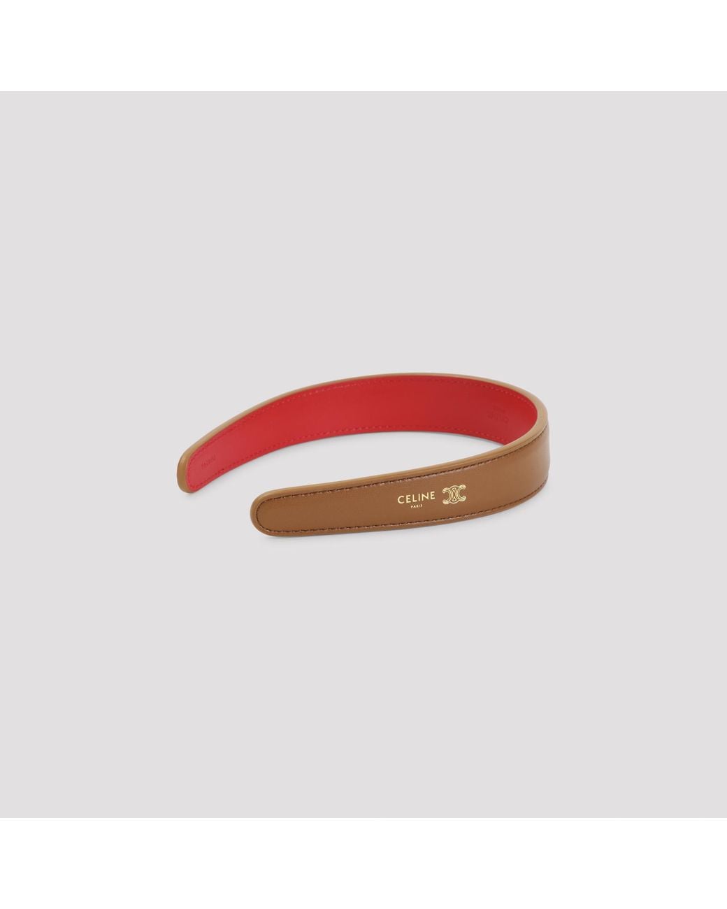 Céline Red Tan Bicolor Headband