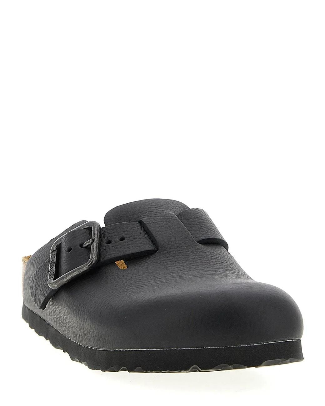 Birkenstock Black 'Boston Wire Buckle' Sabots