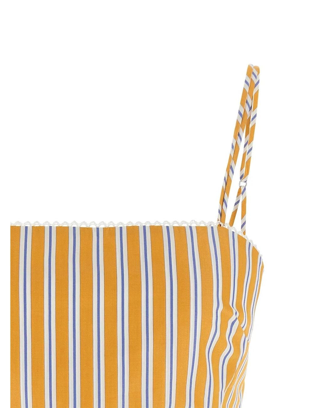 ANDAMANE Orange 'Carrie' Top