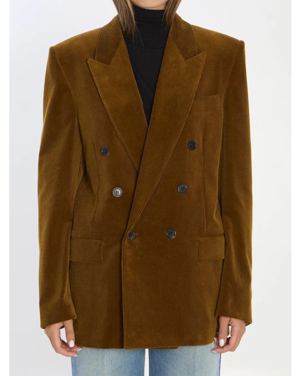 Saint Laurent Brown Velvet Jacket