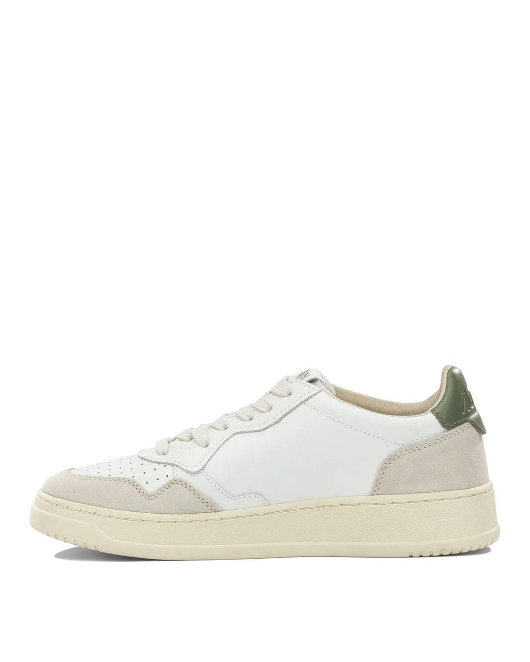 Autry White "Medalist Low" Low Top Sneakers for men