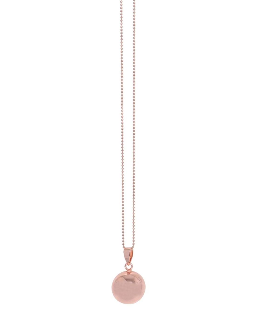LABEL K White Bola Necklace
