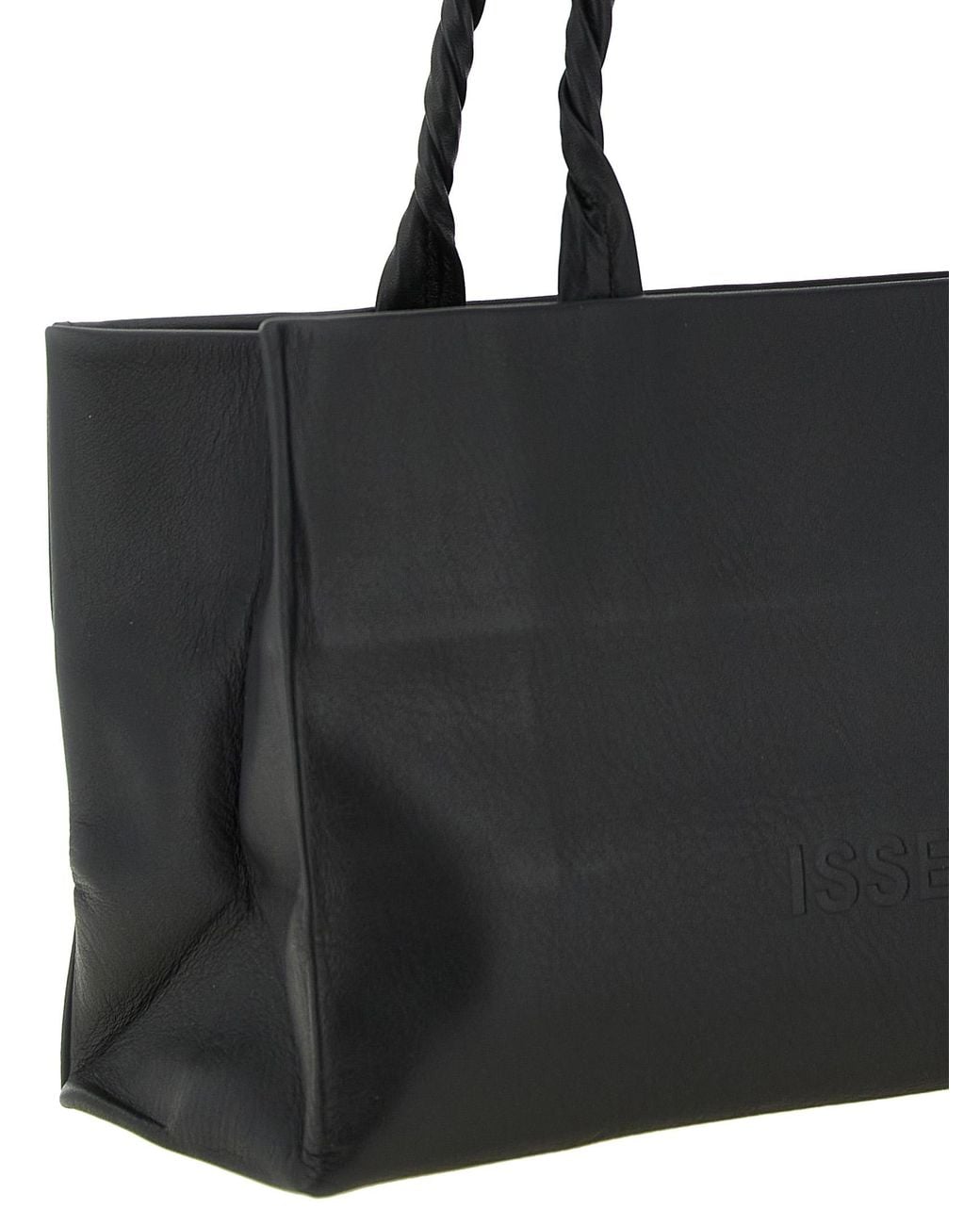 Issey Miyake Black 'Paper Bag' Shoulder Bag