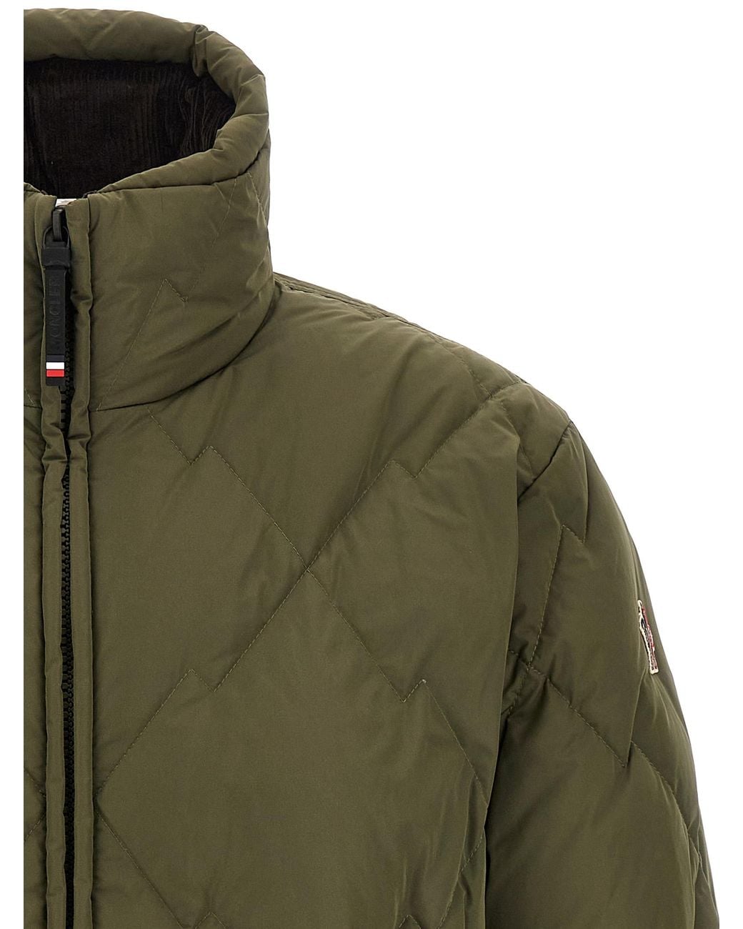 Moncler Green 'Bramans' Down Jacket for men