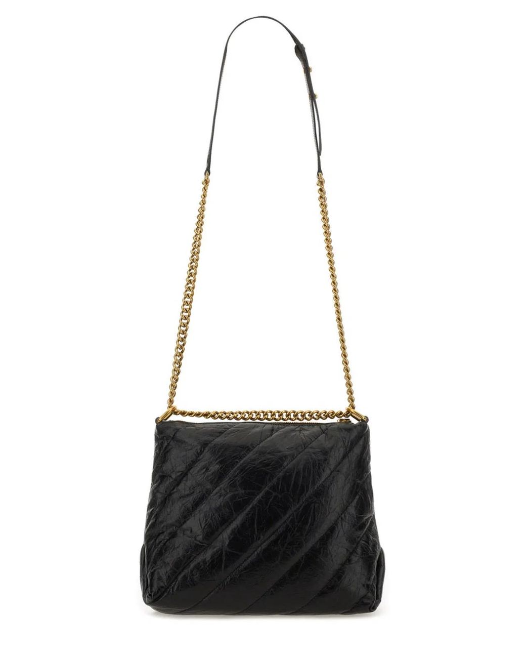 Balenciaga Black Crush Hobo S Leather Bag