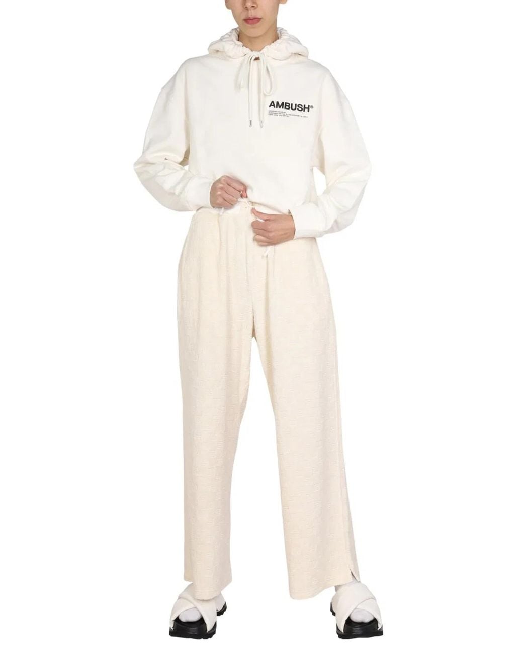 Ambush Natural Monogram Pants