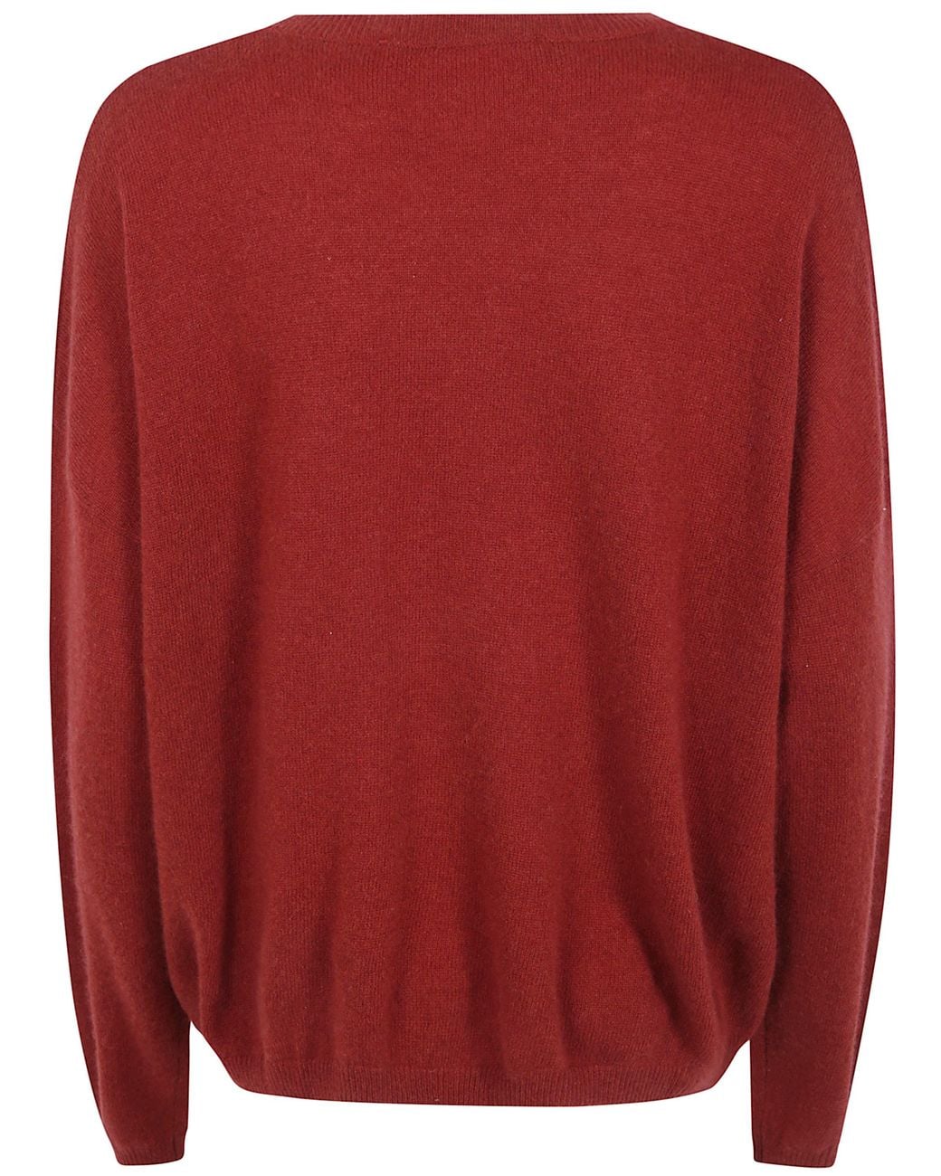 ABSOLUT CASHMERE Red "Kaira" Round Neck Sweater