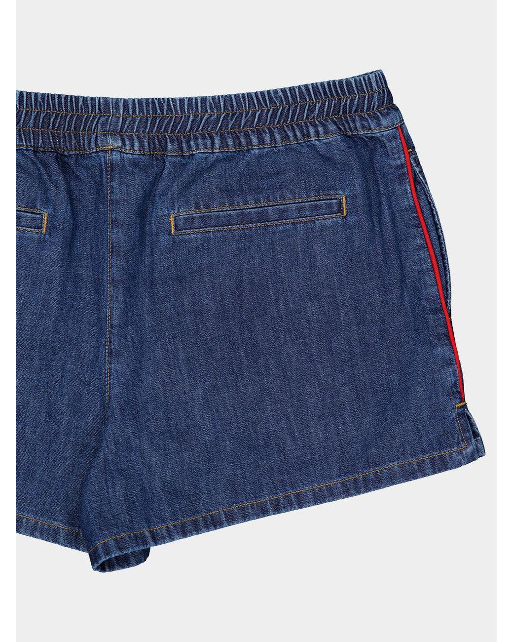 Valentino Garavani Blue Denim Shorts