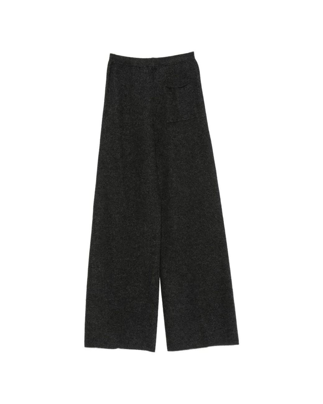 Semicouture Black Grace Wool Trousers