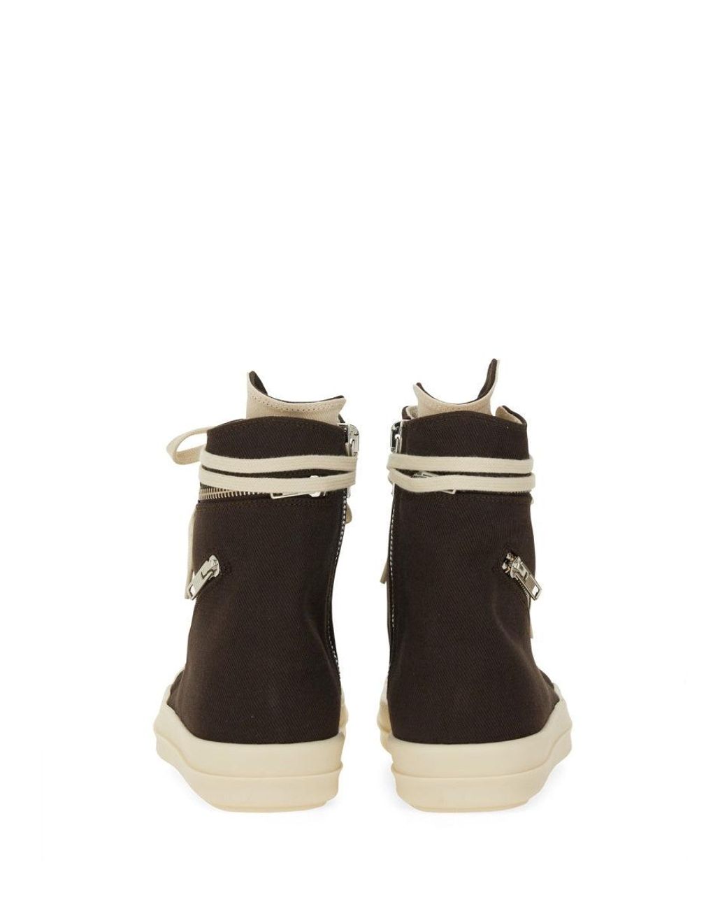 Rick Owens Black Cargo Sneaks for men