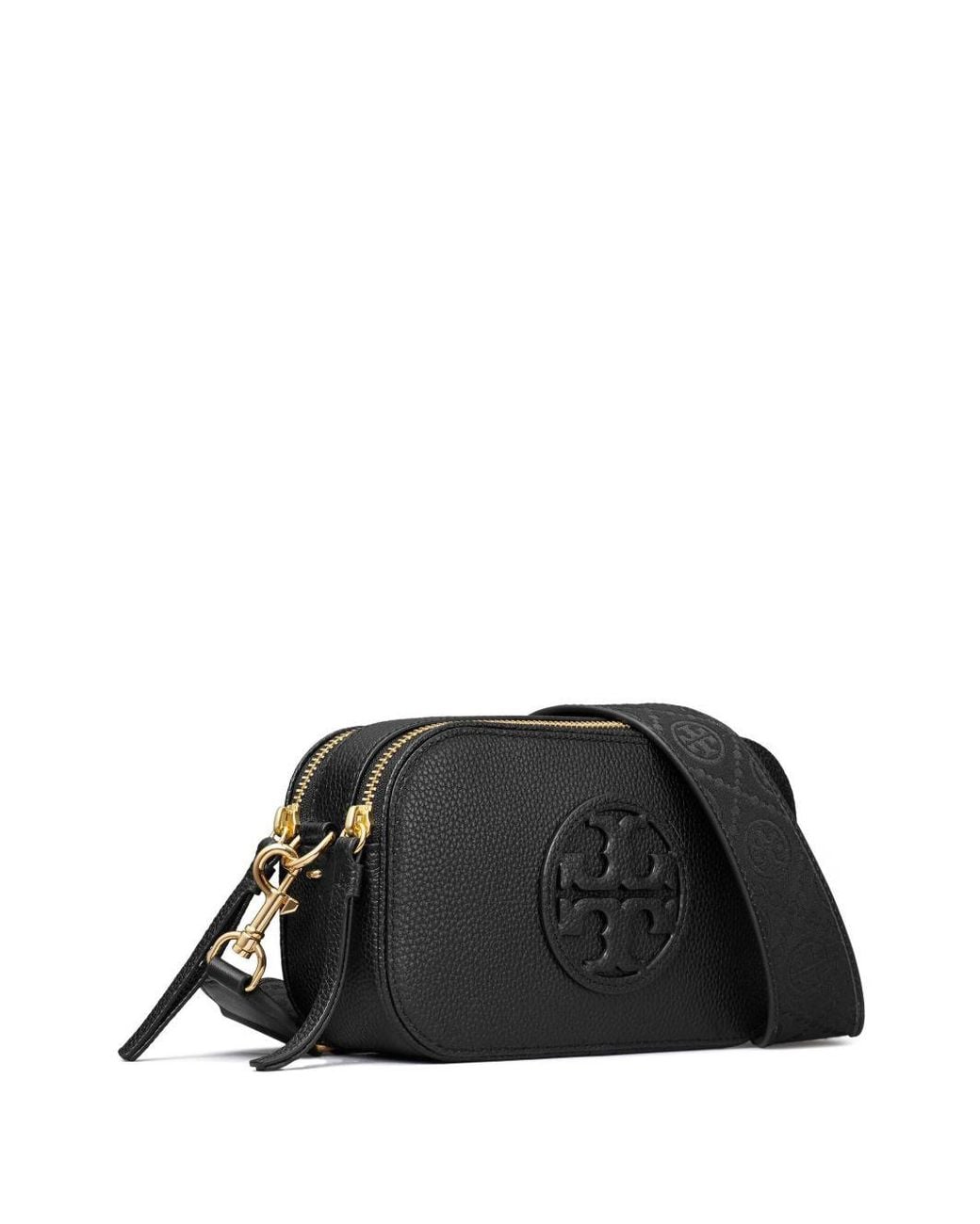 Tory Burch Black Miller Mini Leather Camera Bag