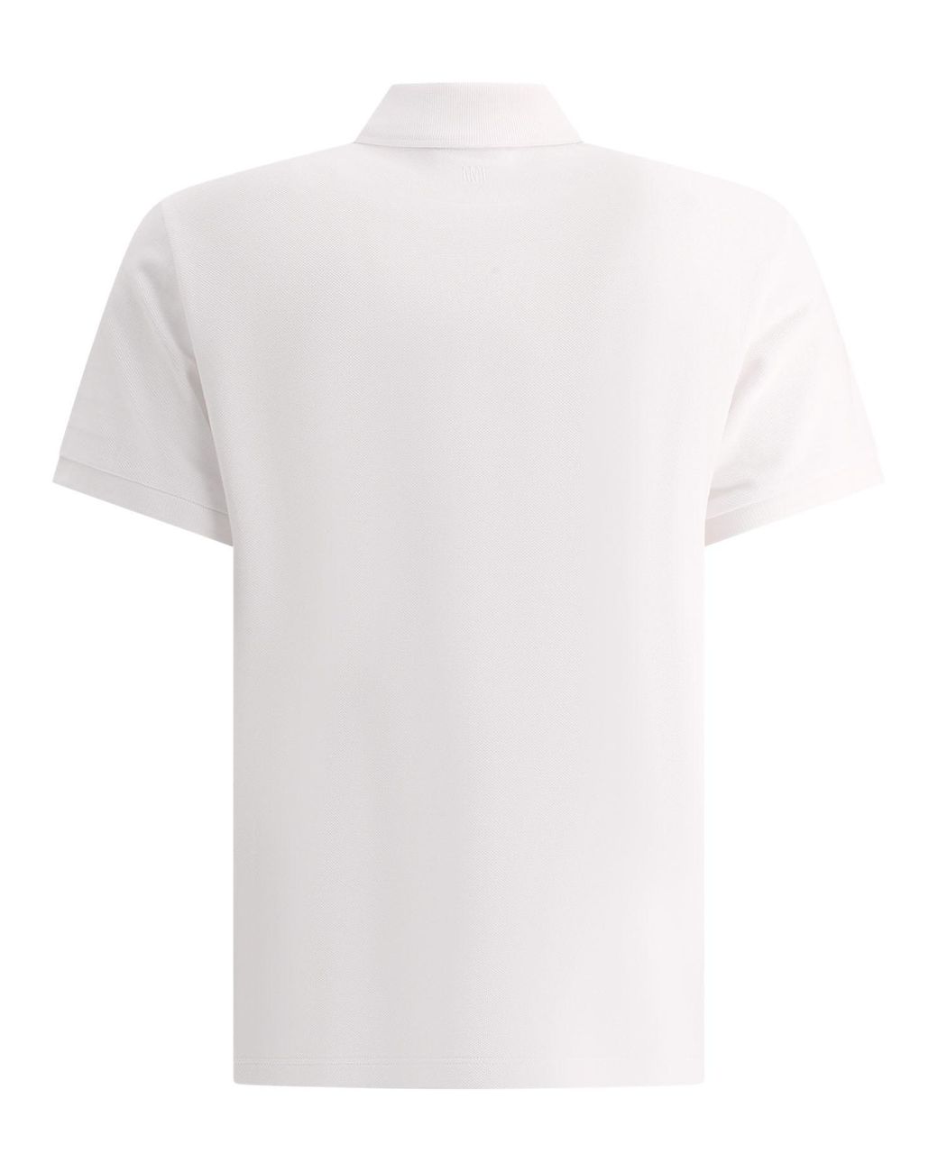 AMI White Ami De Coeur Polo Shirt for men