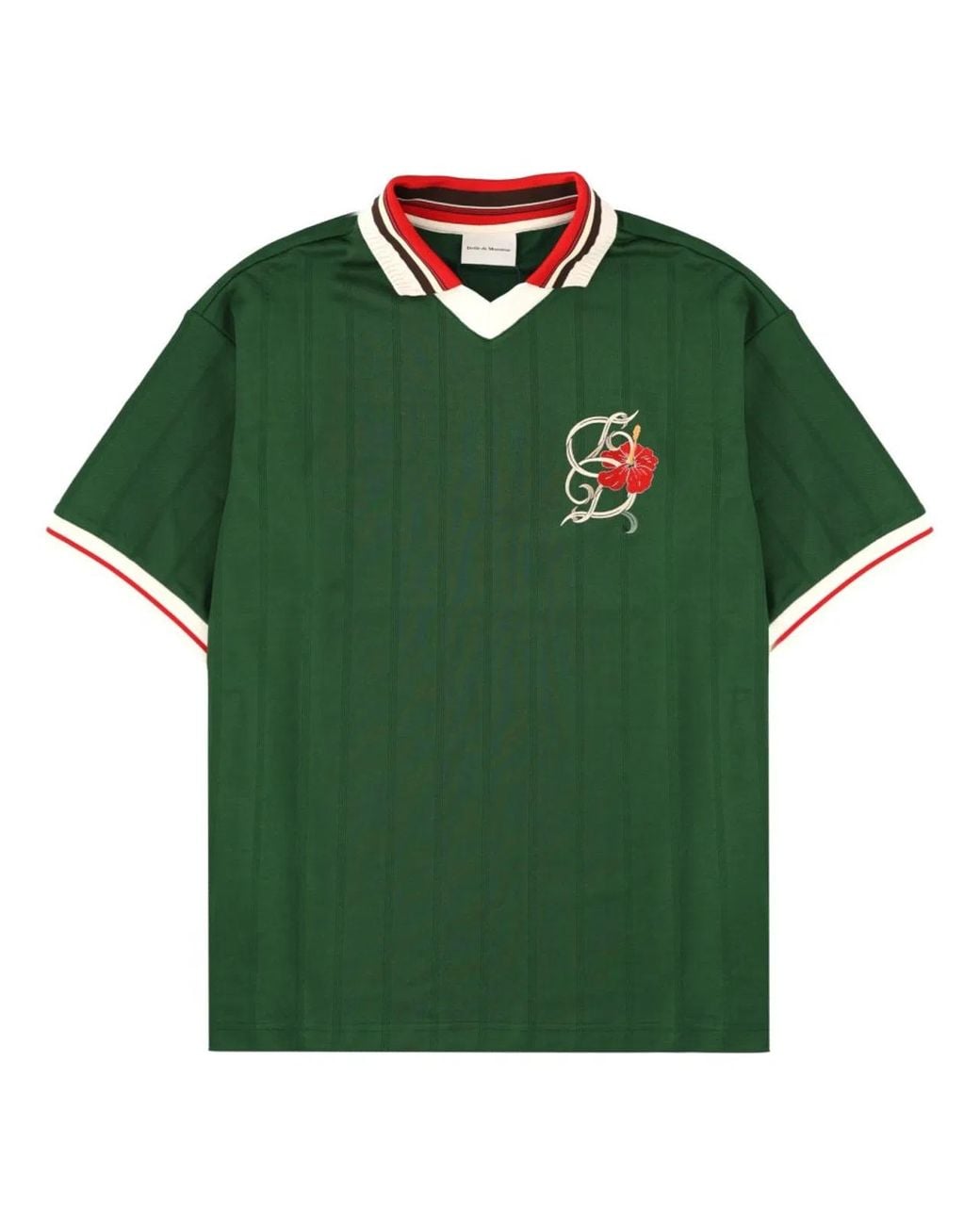 Drole de Monsieur Green Polo "D Hibiscus" for men