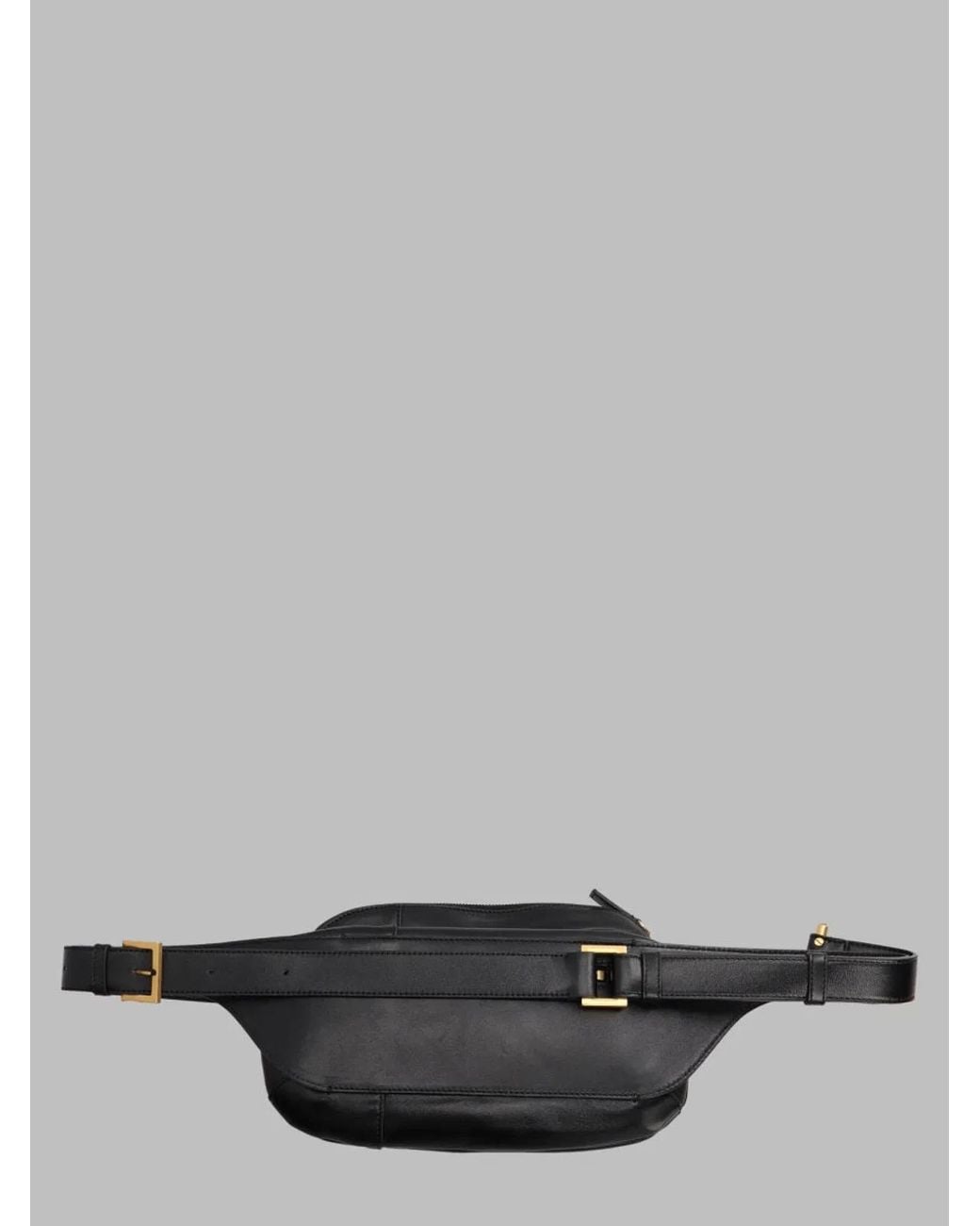 Versace Gray Belt Bag Medusa Leather for men