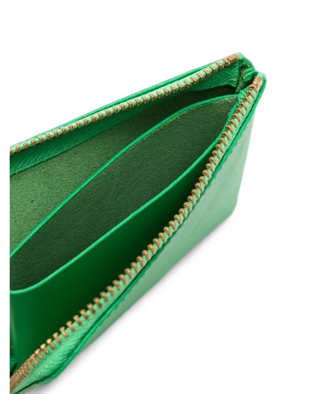 Comme des Garçons Green Wallet "Classic Leather Line 110X95 Mm" for men