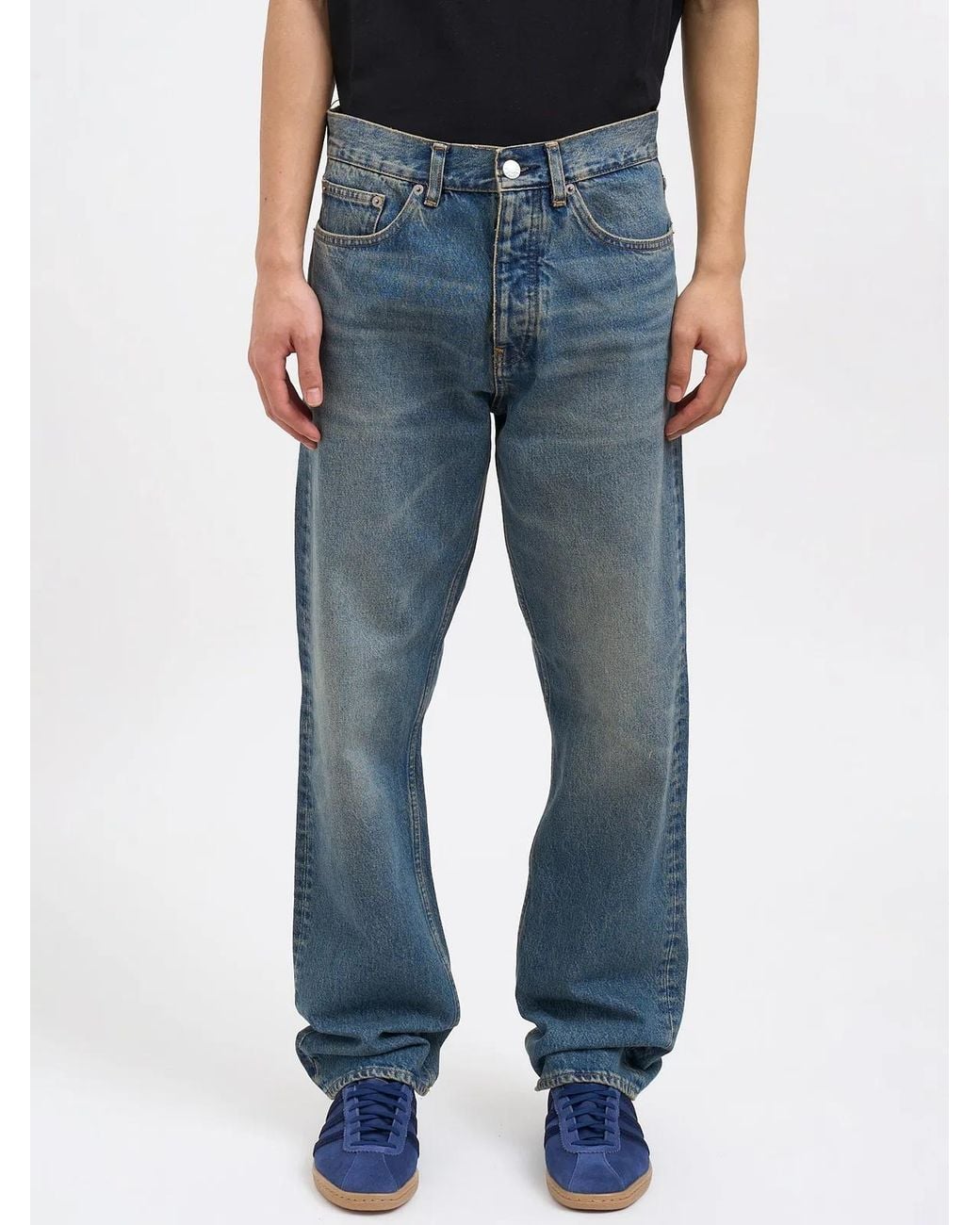 sunflower Blue Standard Denim Pants for men