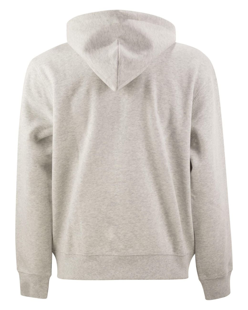 Carhartt Gray Zip-Up Hooded Sweatshirt