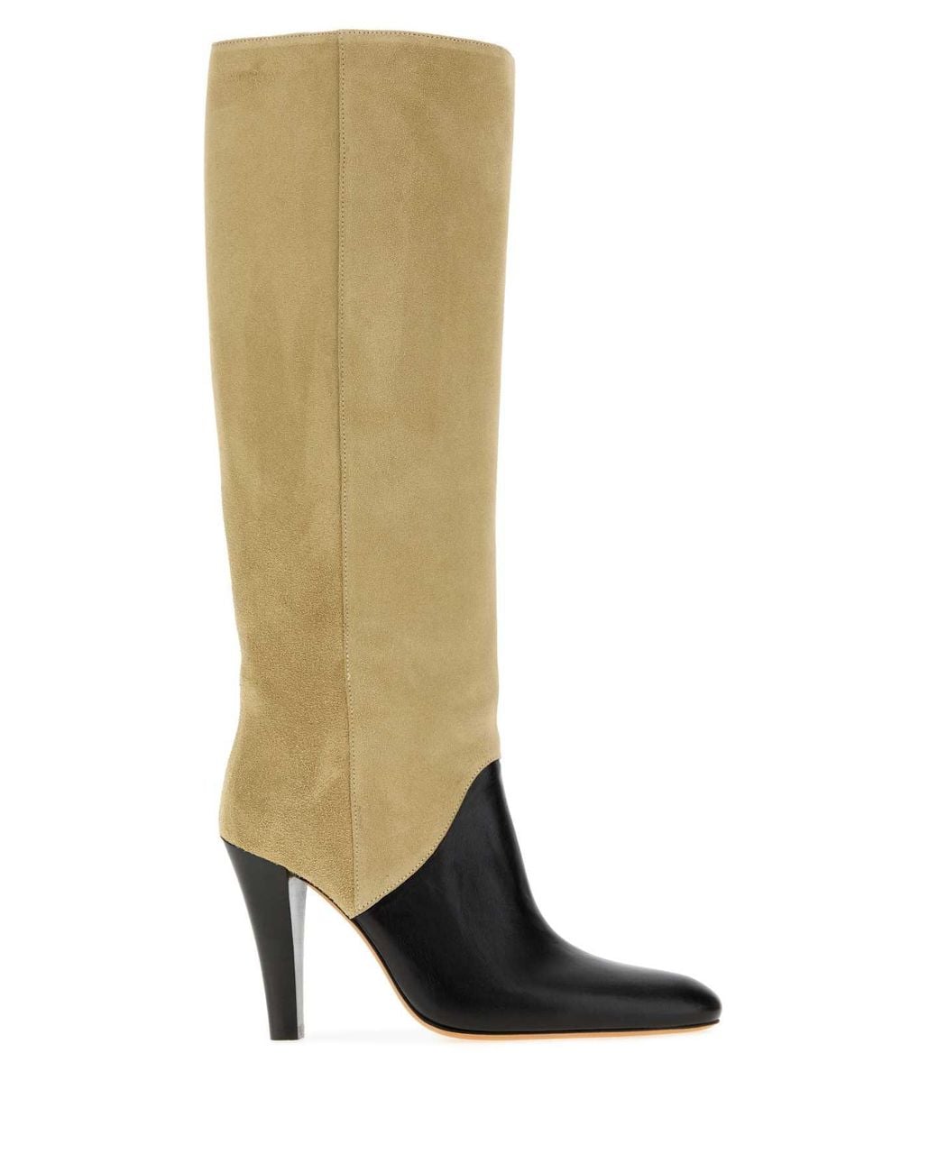Jude White Edita Knee Boot
