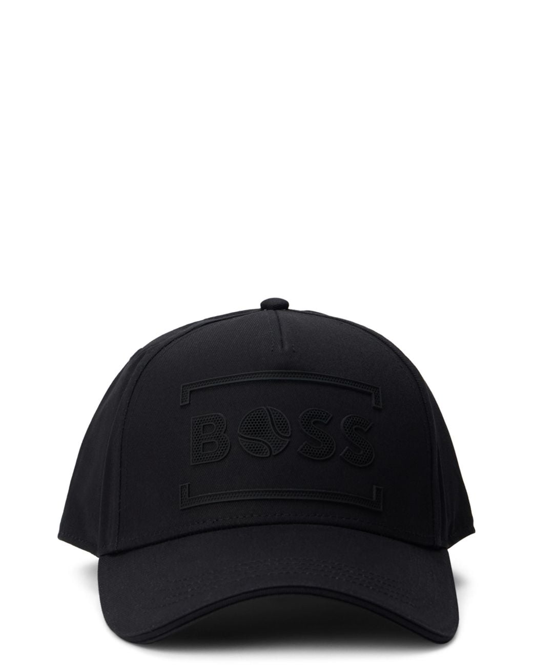 Boss Black Visor Cap Cotton Hat for men