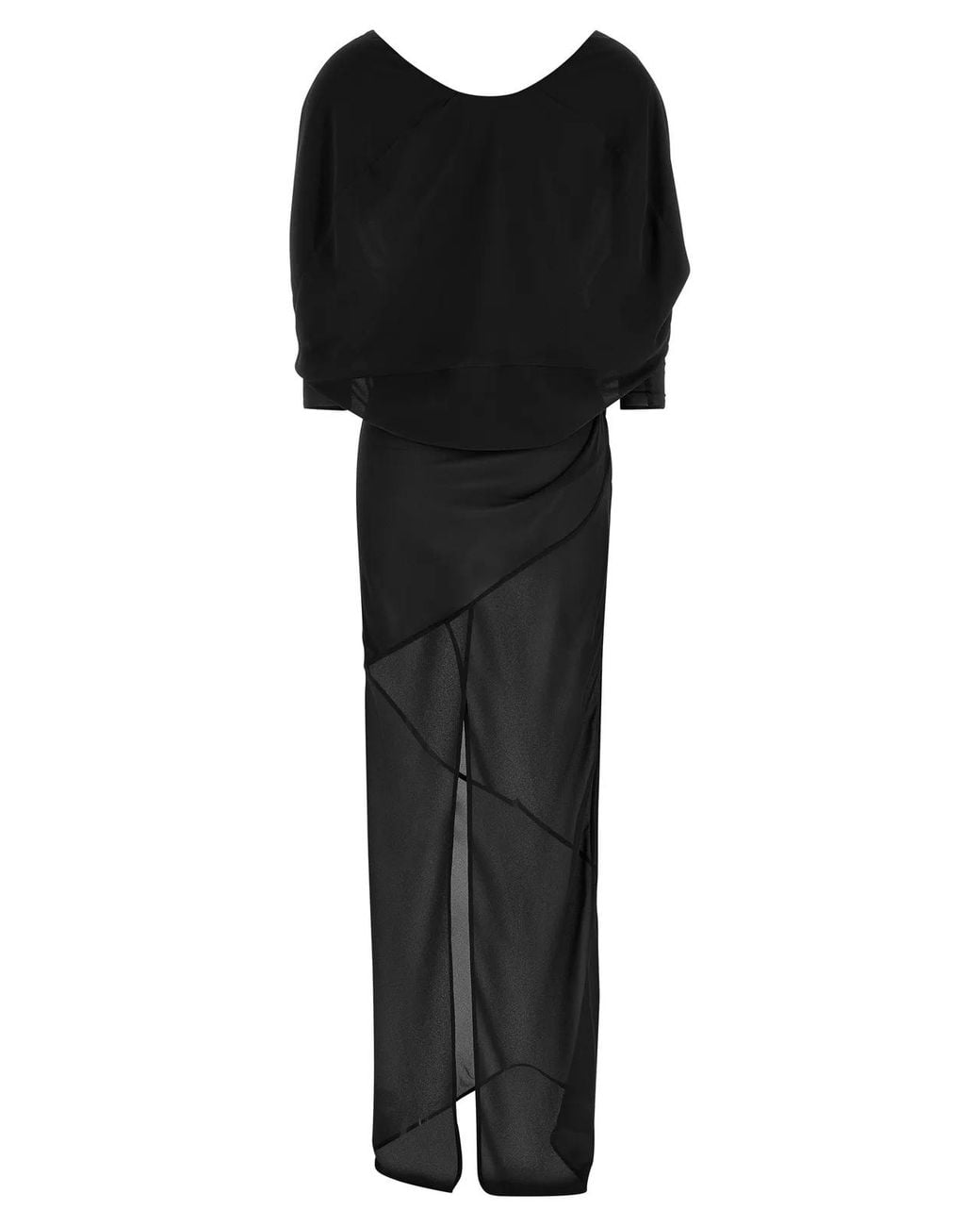 Entire studios Black Asymmetrical Skirt Dress