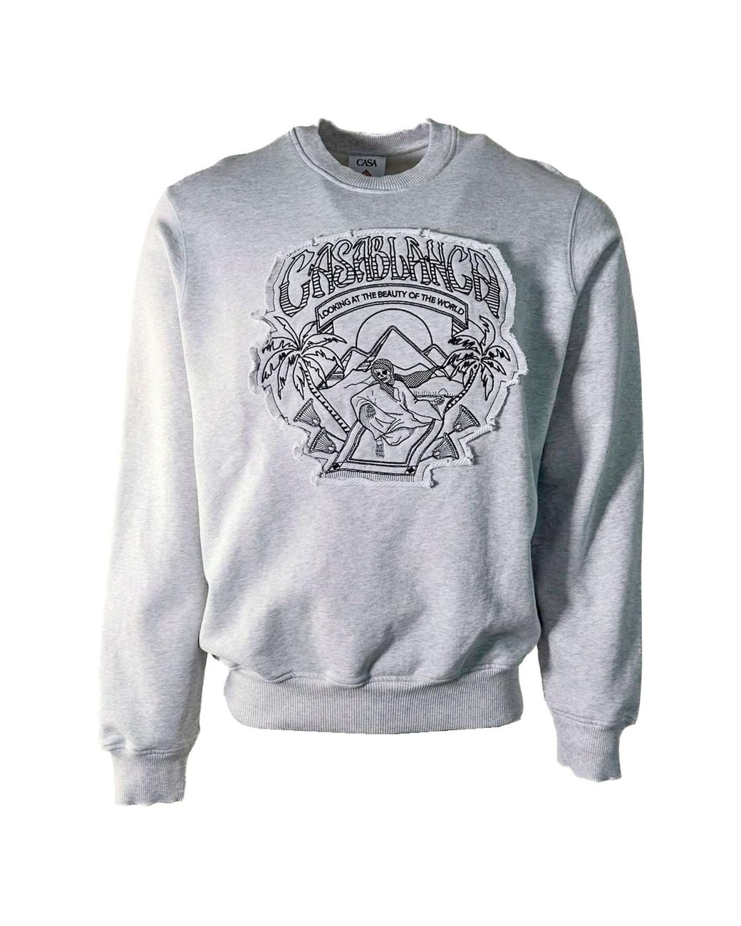 Casablanca Gray Eveil Sweatshirt for men