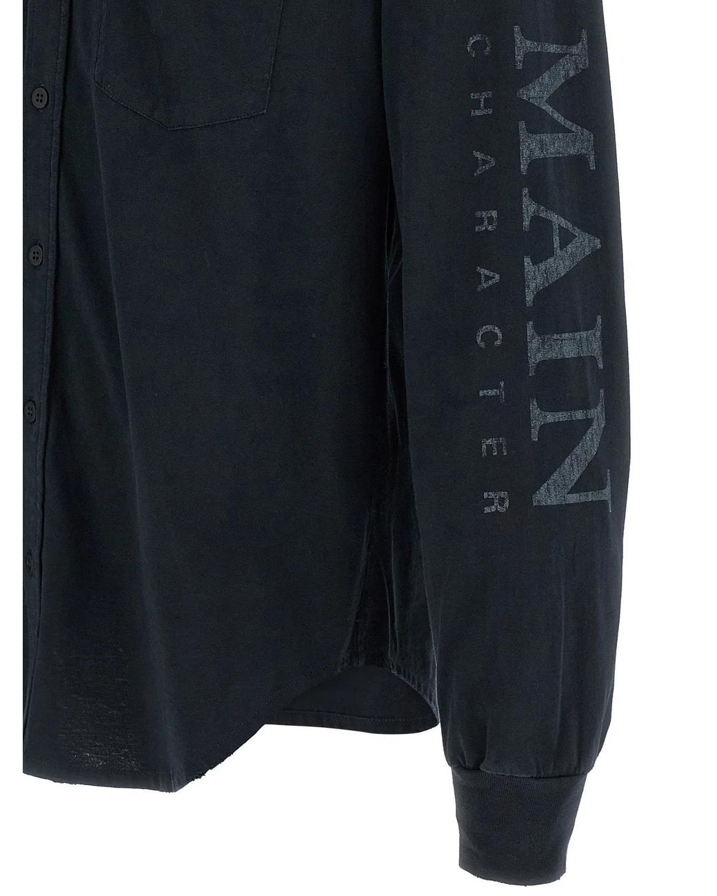 Balenciaga Blue Cotton Shirt/T-Shirt for men