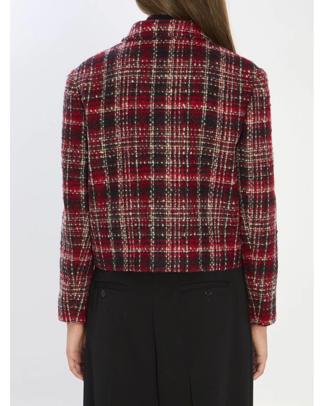 Céline Red Charlotte Wool Jacket