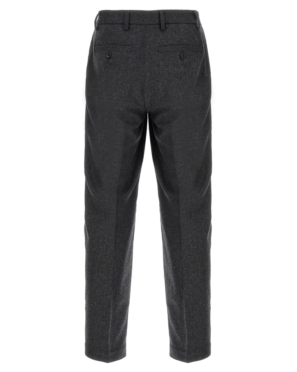 Department 5 Gray Wool Casual Pants for men