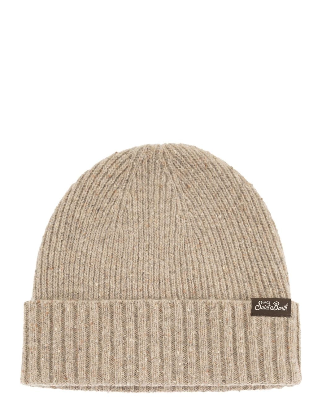 Mc2 Saint Barth Green Gift Box With Wool-Blend Beanie And Scarf for men