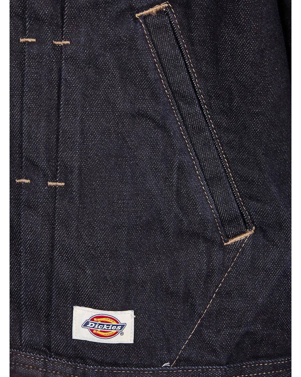 Dickies Blue "Selvedge Pleated" Denim Jacket