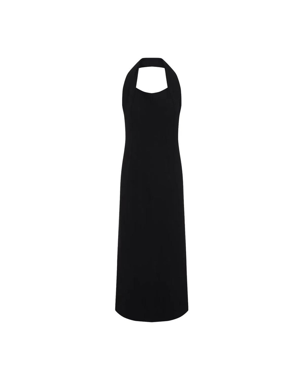 Carven Black Dr201 Long Dress