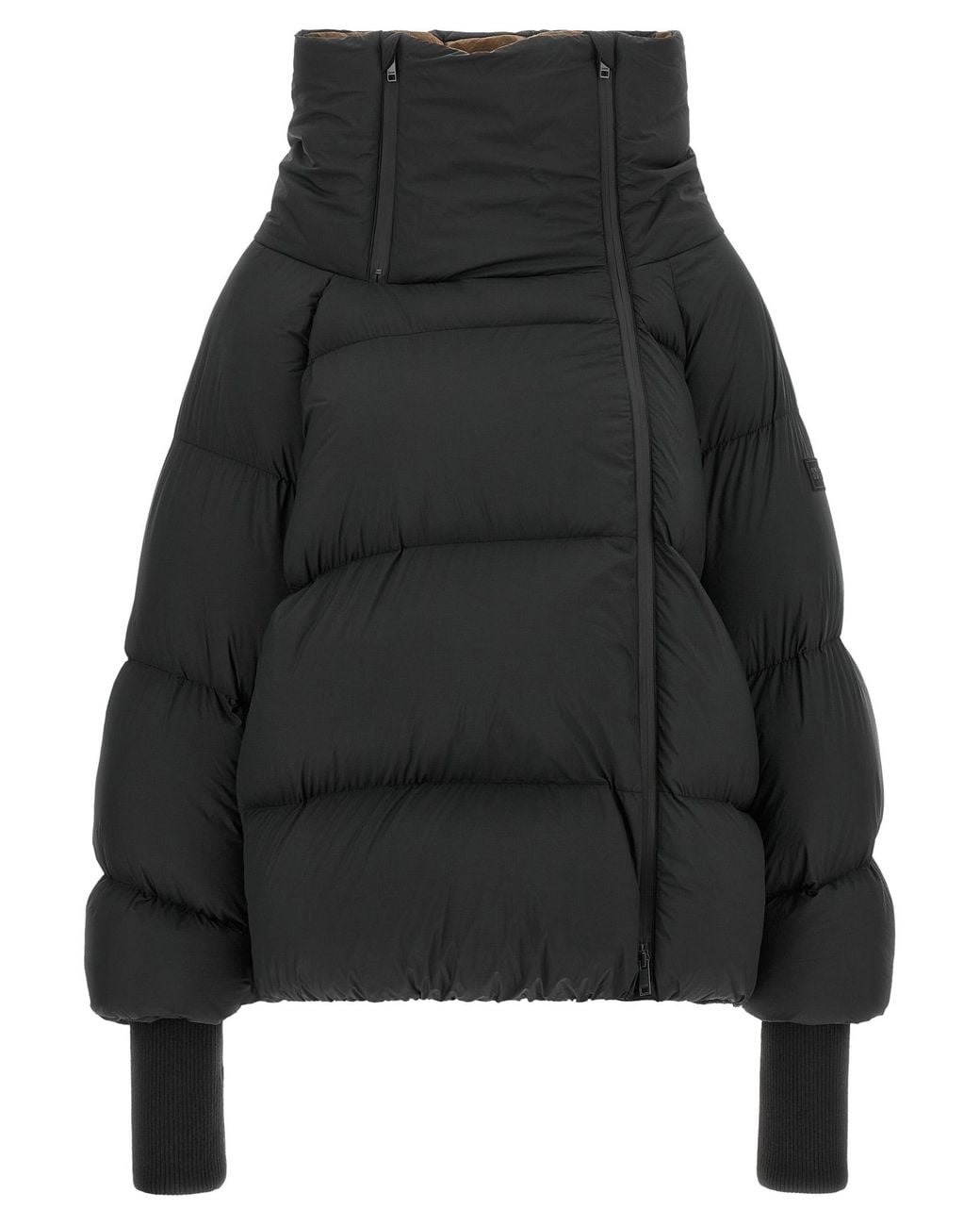 Ganni Black Future Nylon Down Jacket
