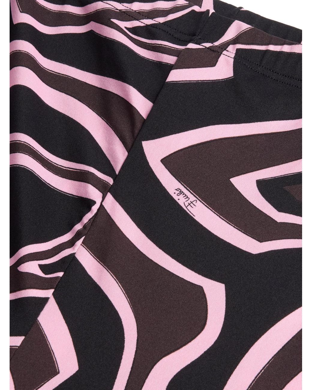 Emilio Pucci Black "Labirinto" Tights