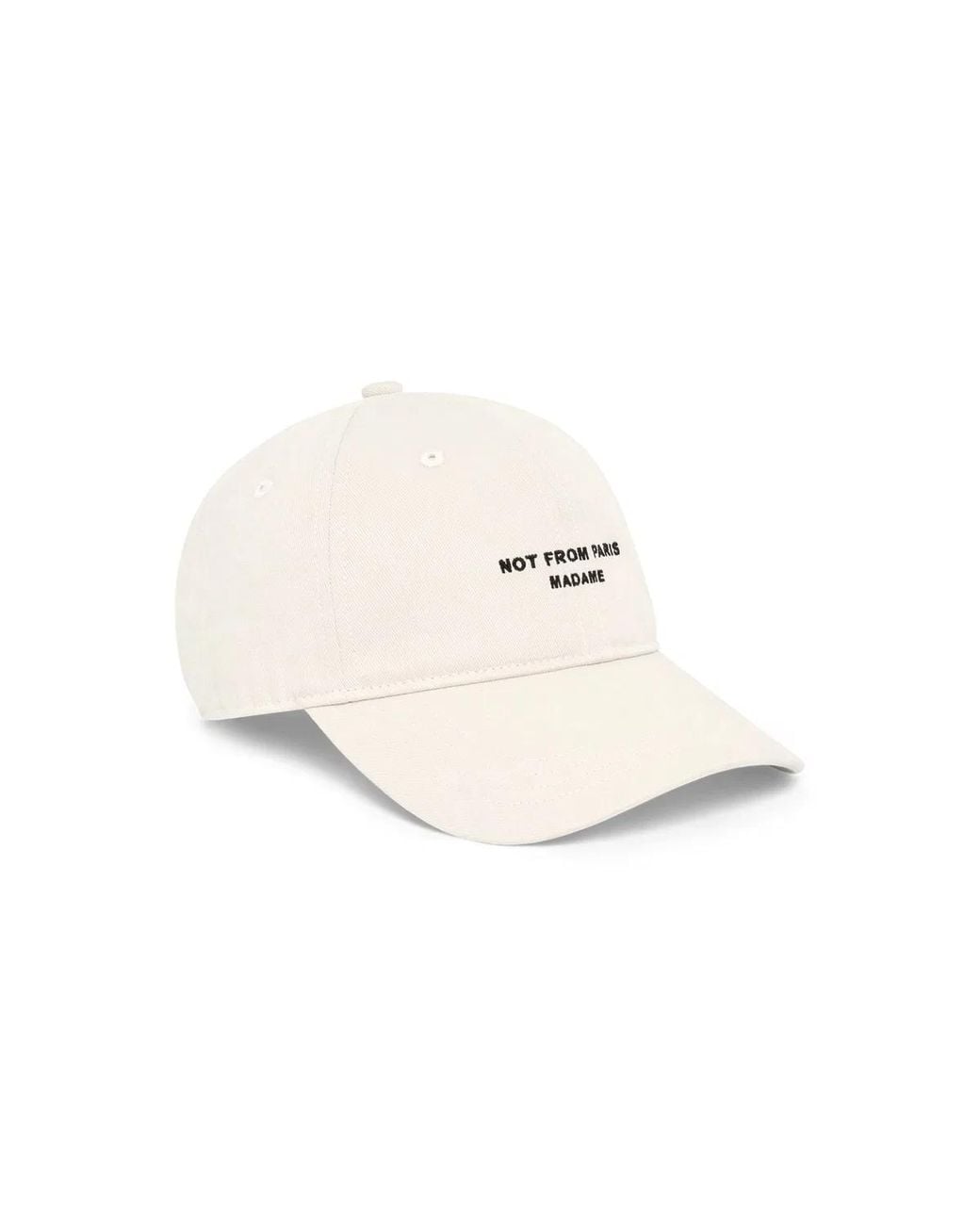 Drole de Monsieur White Slogan Cap for men