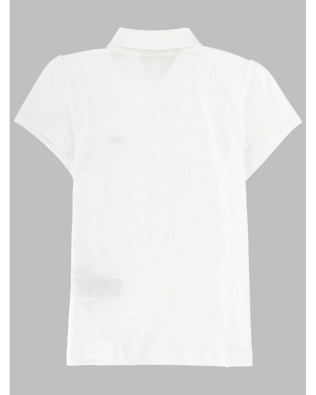 Lacoste White Lcg Petite Polo W8L
