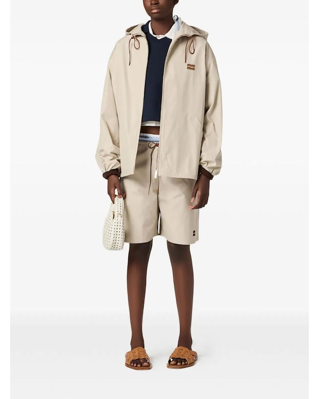 Miu Miu Natural Neutrals Jackets