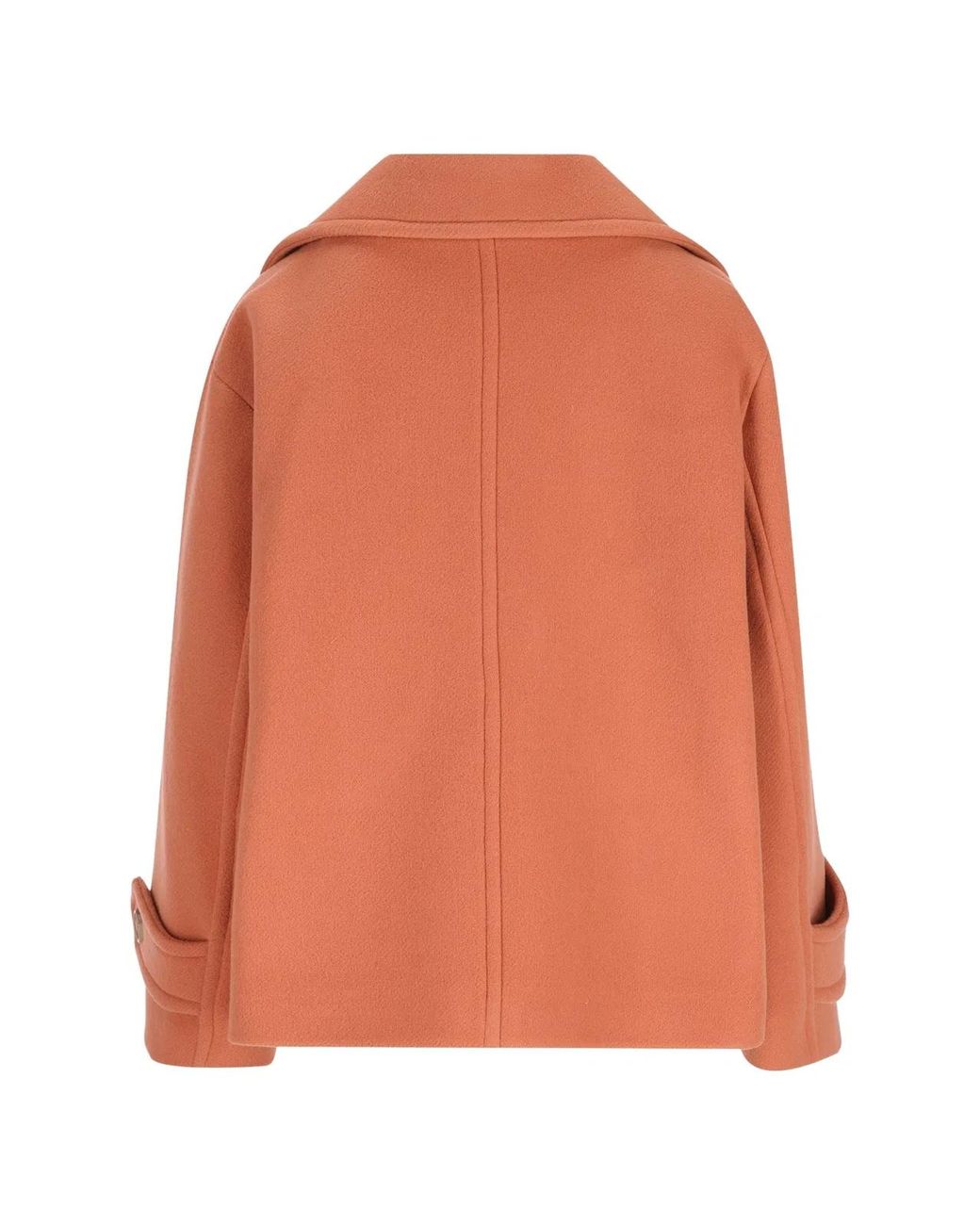 Chloé Orange Double-Breasted Buttoned Jacket