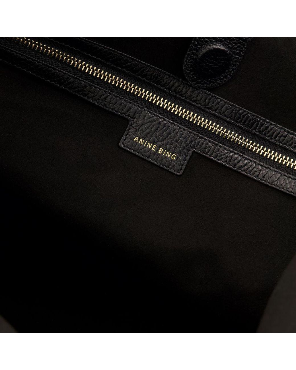Anine Bing Black Lili Shopper Bag