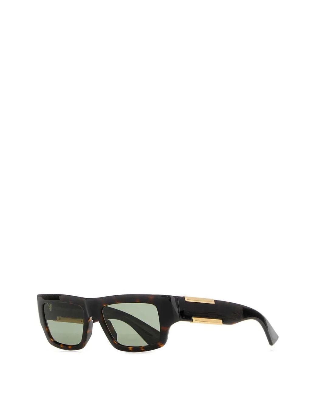 Bottega Veneta Black Acetate Dash Sunglasses