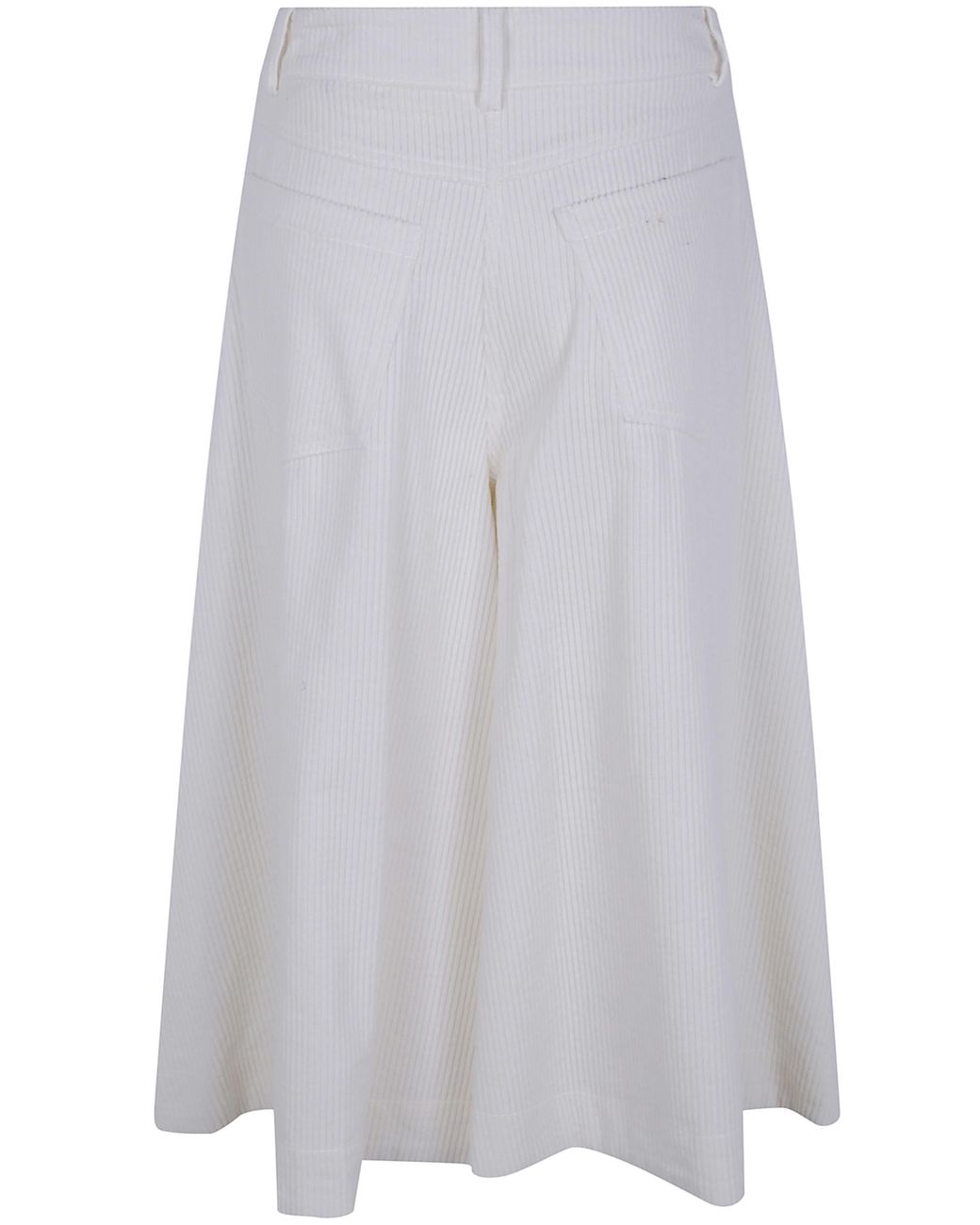 Essentiel Antwerp White "Kigi" Corduroy Bermuda