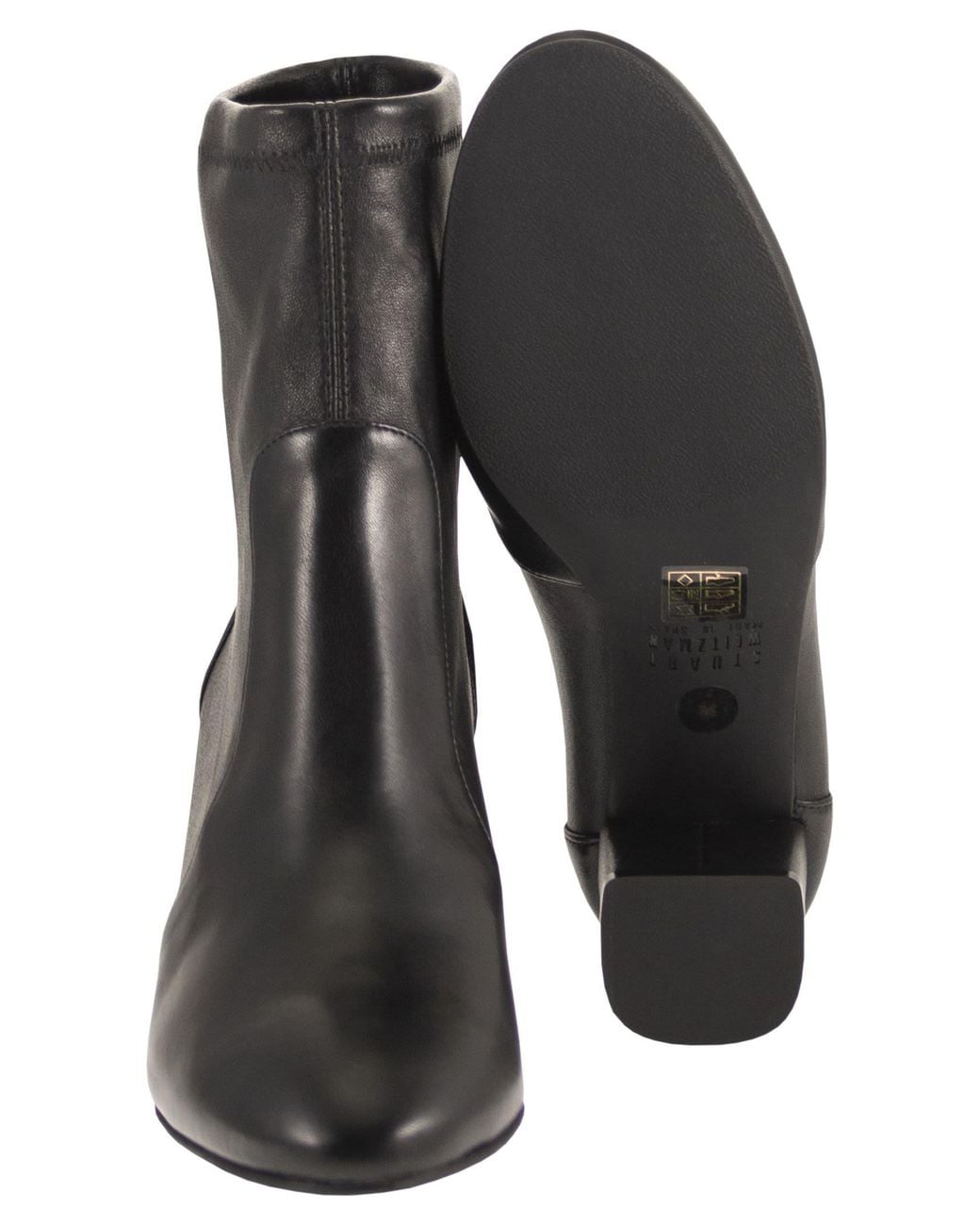 Stuart Weitzman Black Yulia Stretch 60