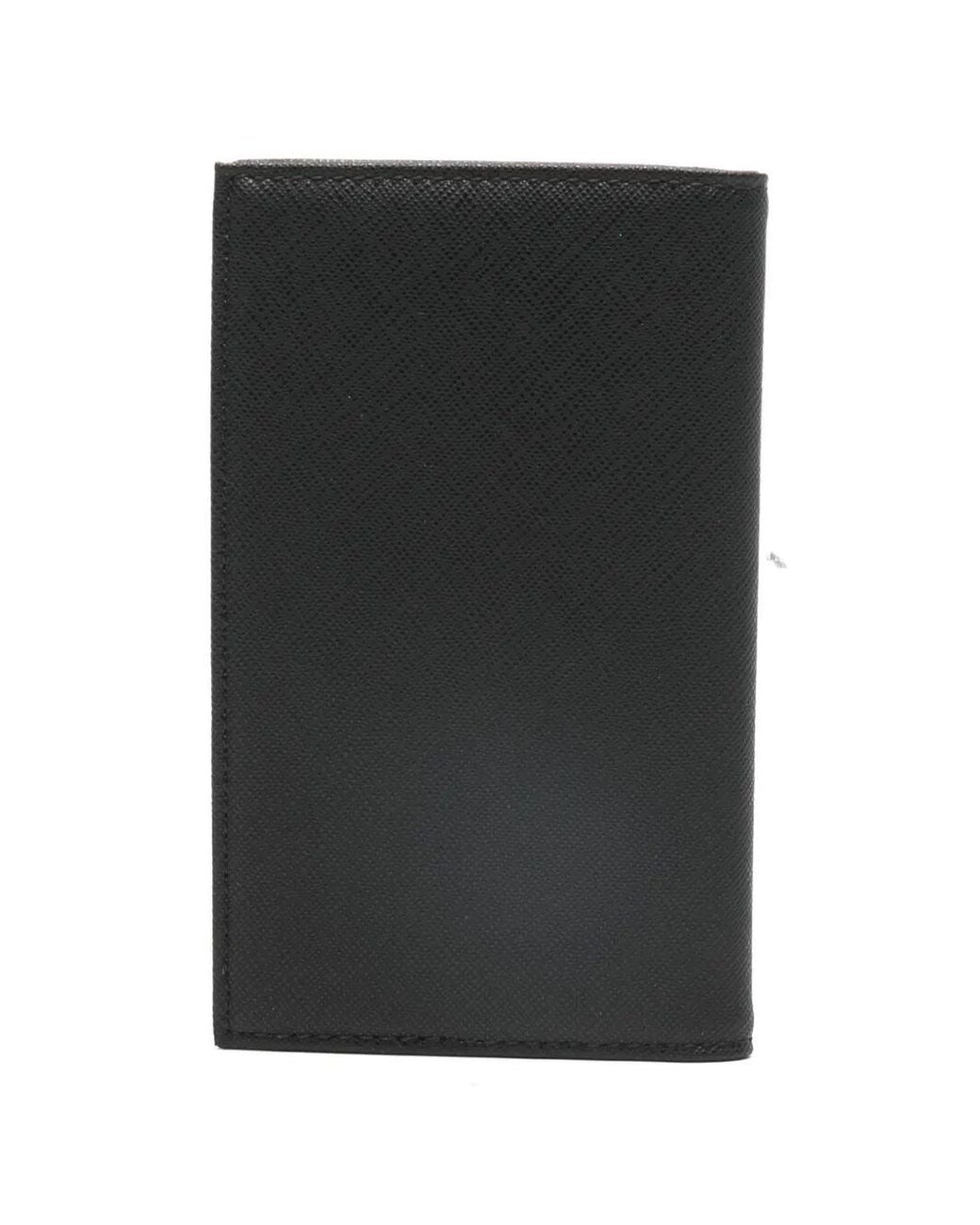 Emporio Armani Black Documents Holder for men