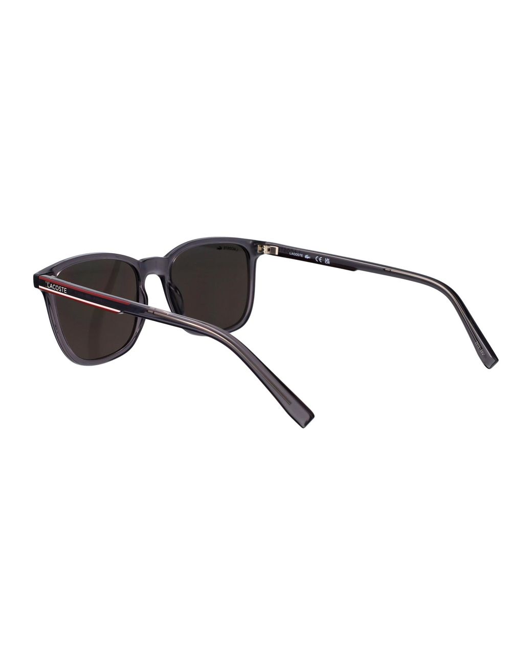 Lacoste Gray Transparent Injected Sunglasses for men