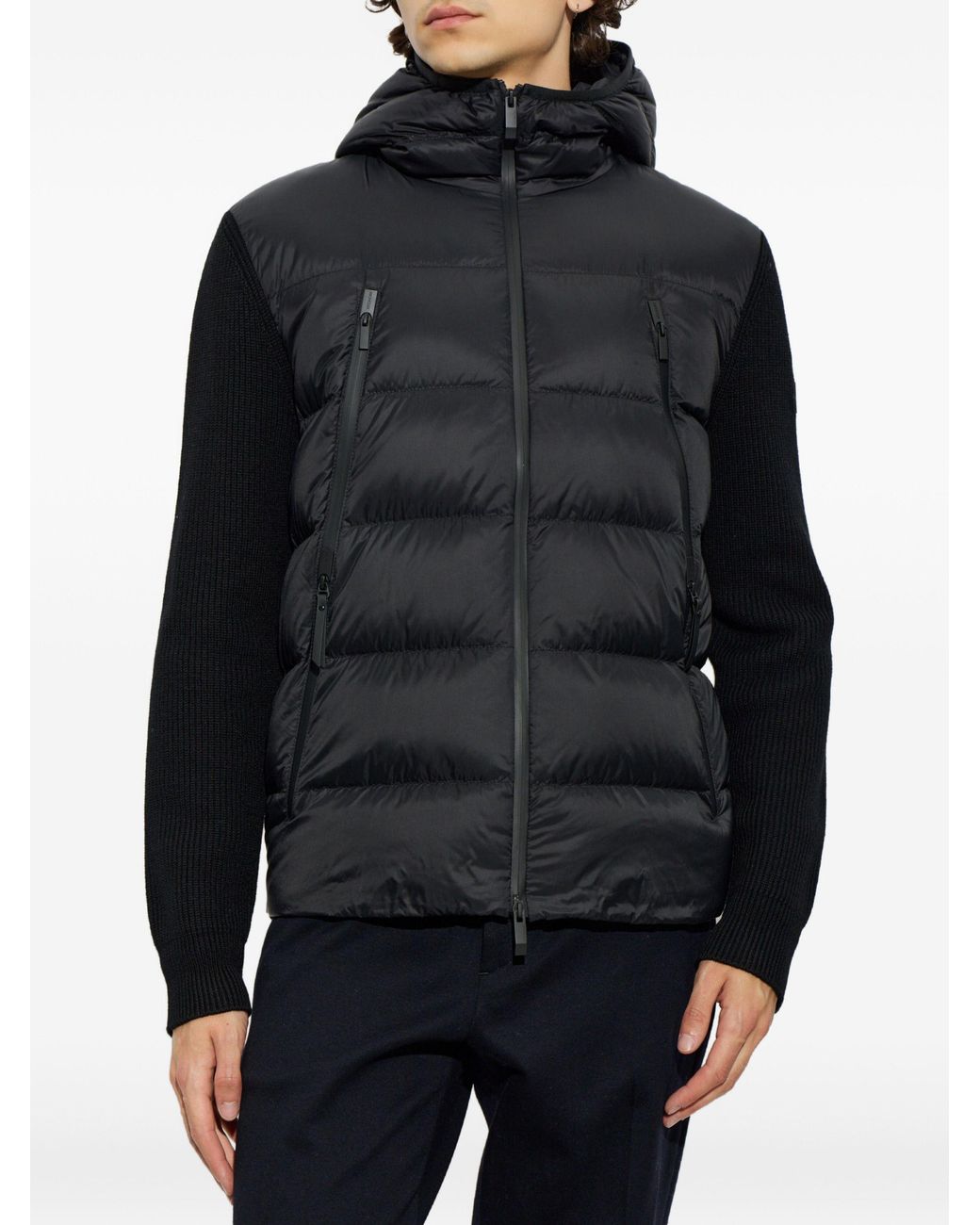 Moncler Black Cardigan for men