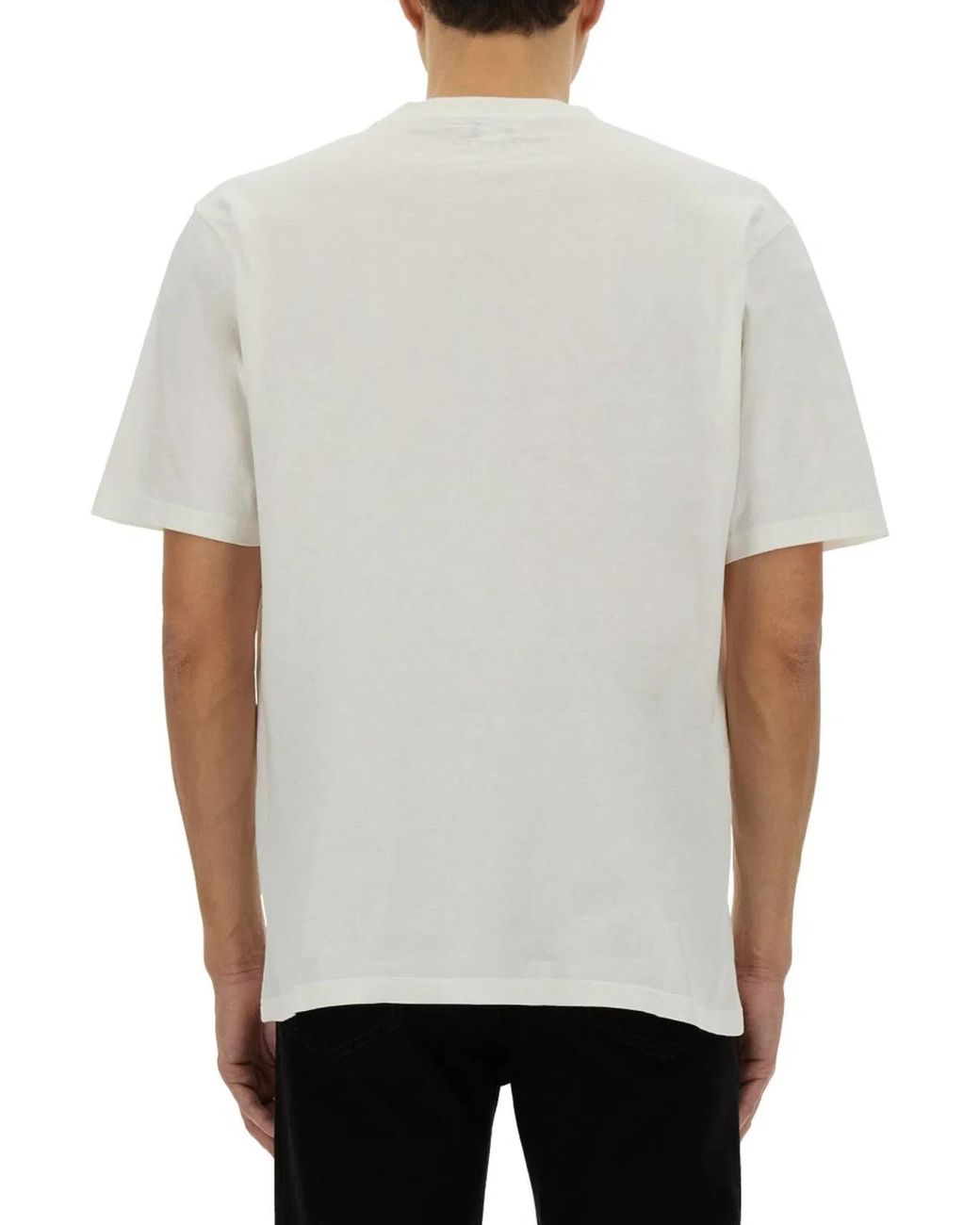 McQueen White T-Shirt With Print for men