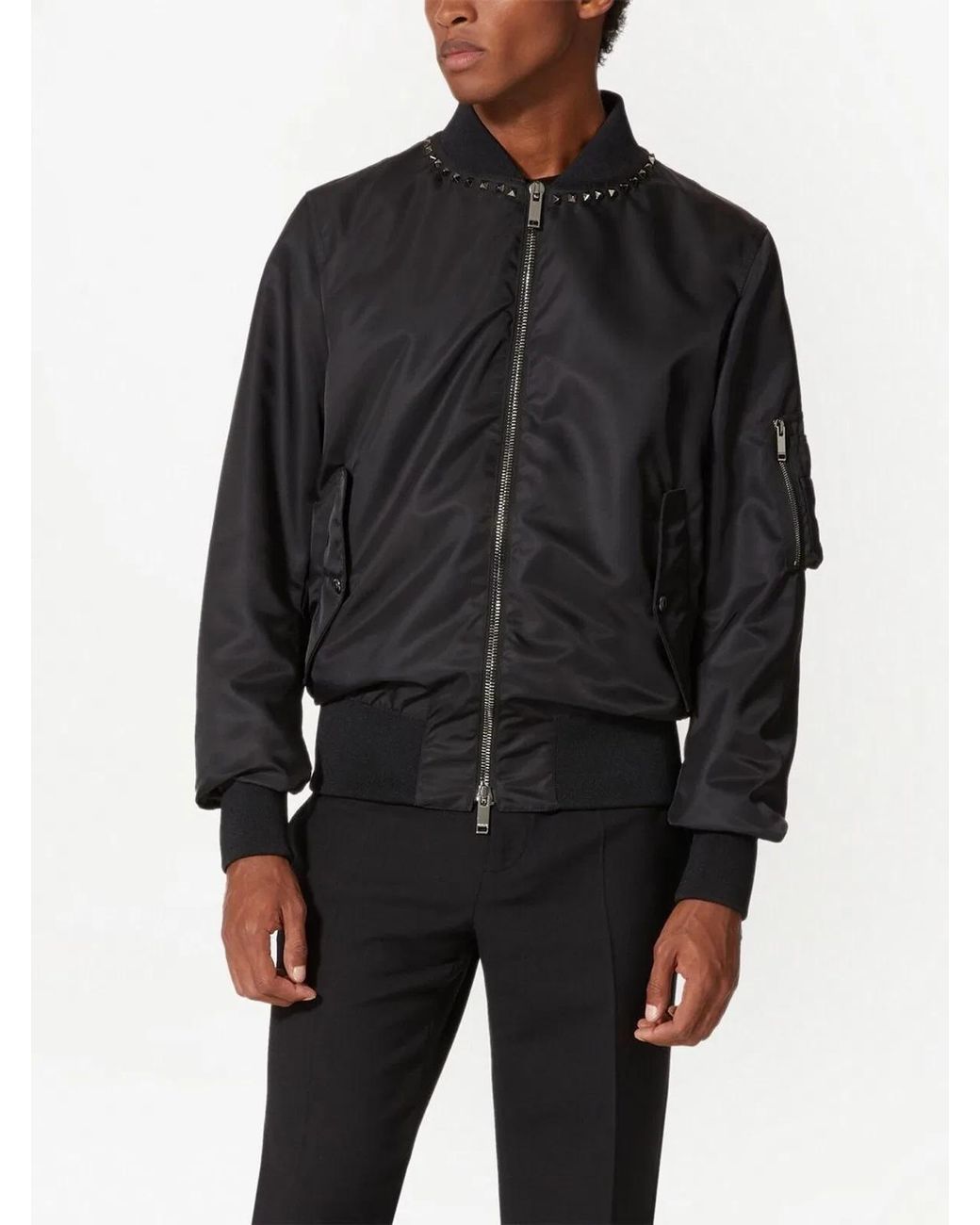 Valentino Black Giubbino Untitled for men